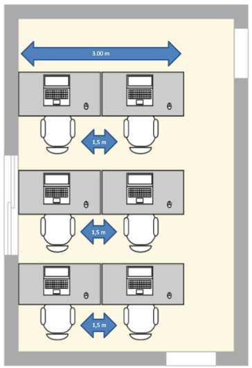 distance securite covid 19 salle formation windows grenoble